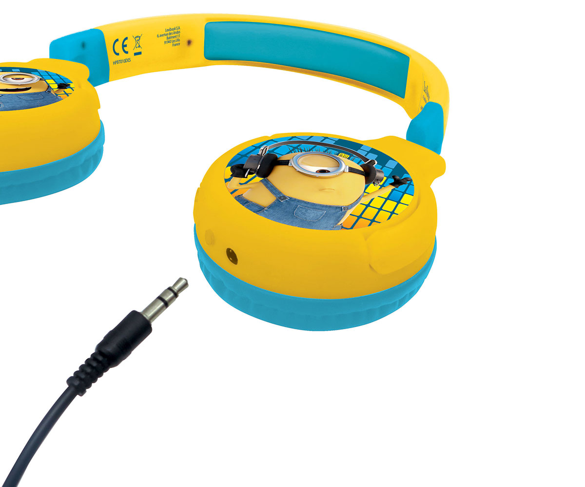 Детски Bluetooth слушалки Lexibook Миньоните 2 в 1