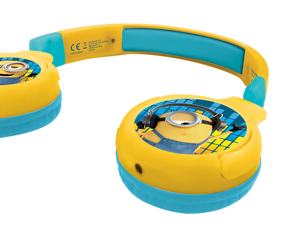 Детски Bluetooth слушалки Lexibook Миньоните 2 в 1