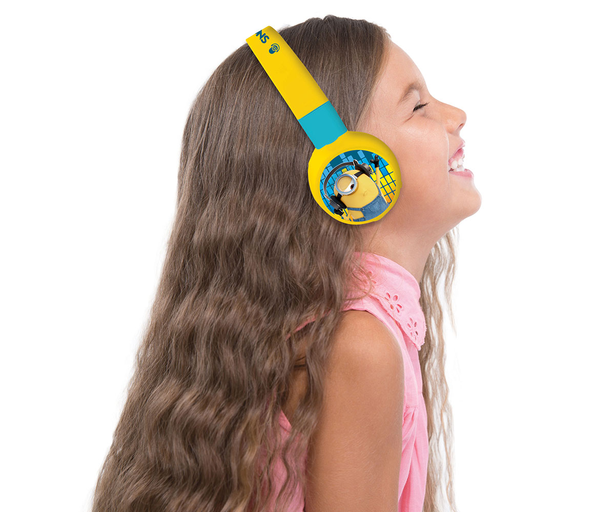 Детски Bluetooth слушалки Lexibook Миньоните 2 в 1