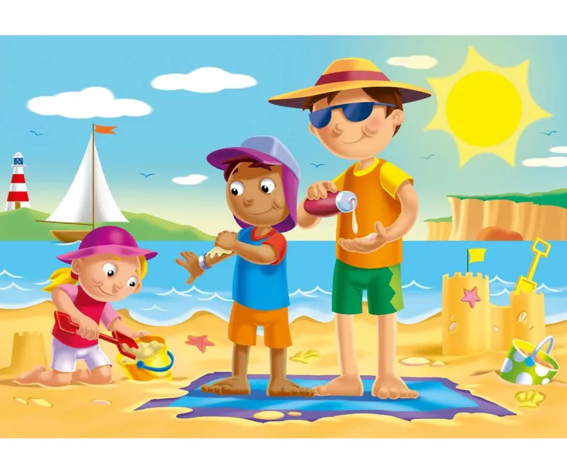 Ravensburger 03057 Пъзел 4 в 1 Какво е времето, 6/8/10/12 части