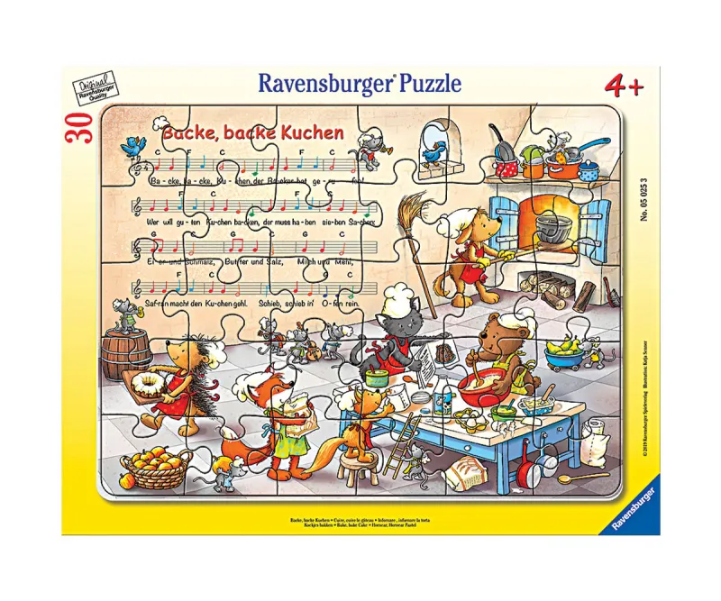 Пъзел Ravensburger 05025 Да направим торта, 30 части