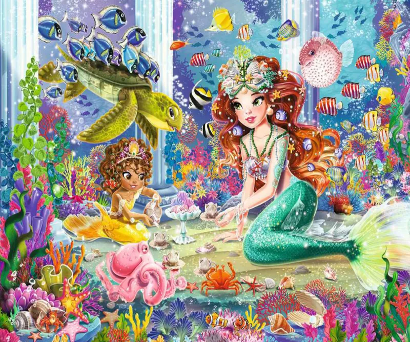 Пъзел Ravensburger 05147 Вълшебна русалка, 2 х 24 части