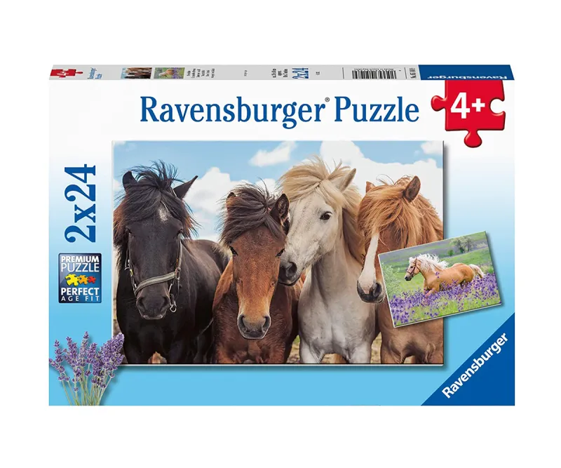 Пъзел Ravensburger 05148 Коне, 2 х 24 части