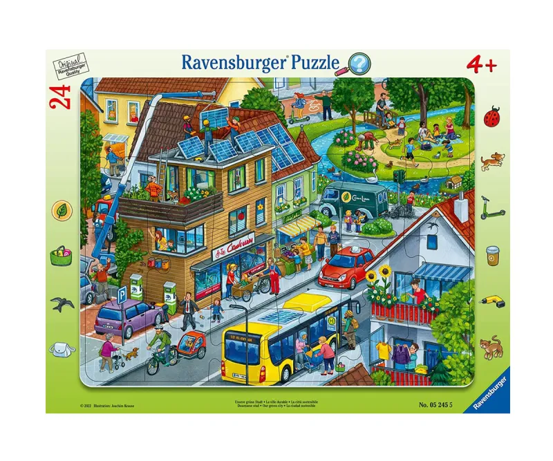 Пъзел Ravensburger 05245 Нашият зелен град, 24 части