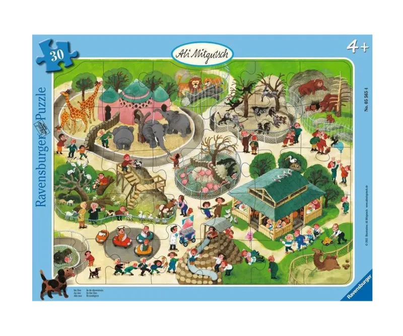 Пъзел Ravensburger 05565 В зоопарка, 30 части