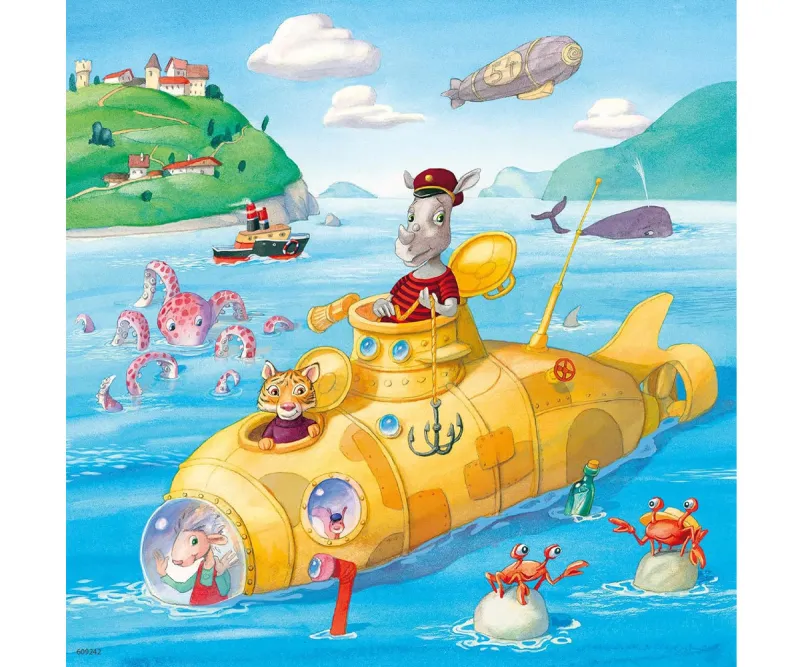 Пъзел Ravensburger 05720 Над водата, 3 х 49 части