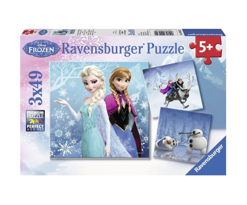 Пъзел Ravensburger 9269 Замръзналото кралство, 3 х 49 части
