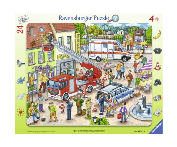 Пъзел Ravensburger 6581 Спасяване на животинче, 24 части