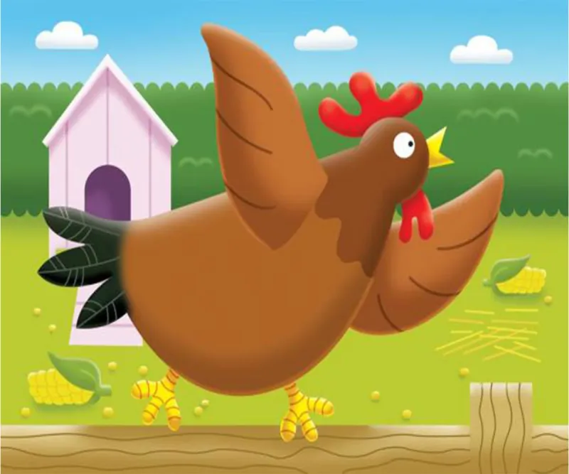 Пъзел Ravensburger 7302 Във фермата, 2/3/4/5 части