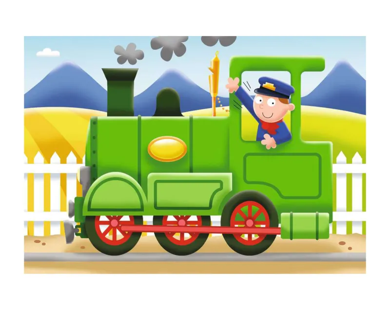 Пъзел Ravensburger 07303 Коли, 2/3/4/5 части