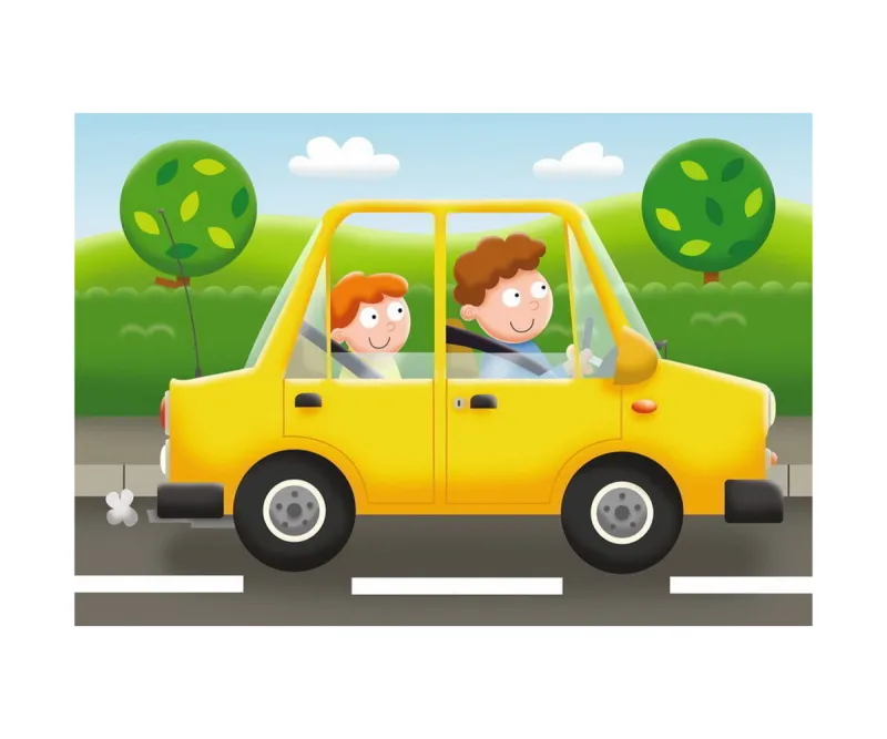 Пъзел Ravensburger 07303 Коли, 2/3/4/5 части