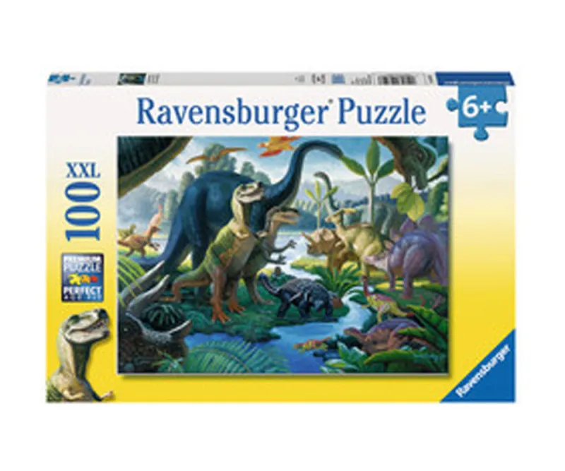 Пъзел Ravensburger 10740 Гигански динозаври, 100 части