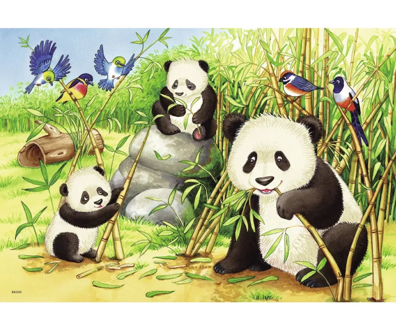 Пъзел Ravensburger 07820 Коали и панди, 2 х 24 части