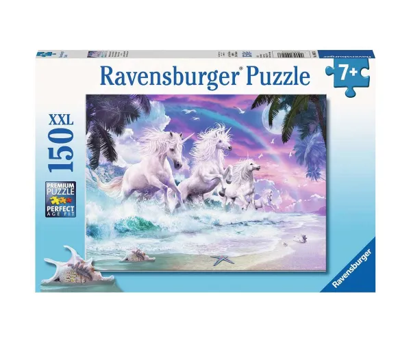 Пъзел Ravensburger 10057 Еднорози на плажа, 150 части XXL