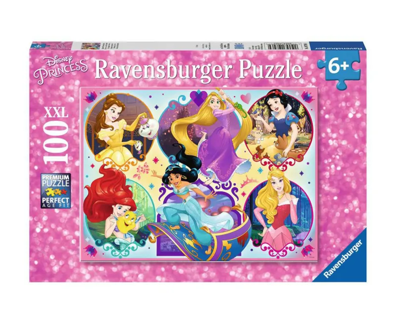 Пъзел Ravensburger 10796 Принцесите на Дисни, 100 части XXL