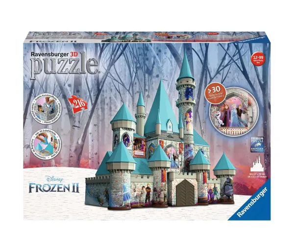 3D пъзел Ravensburger 216 части – Замръзналото кралство 2: Замъкът