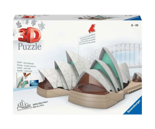 3D пъзел Ravensburger 216 части – Операта в Сидни