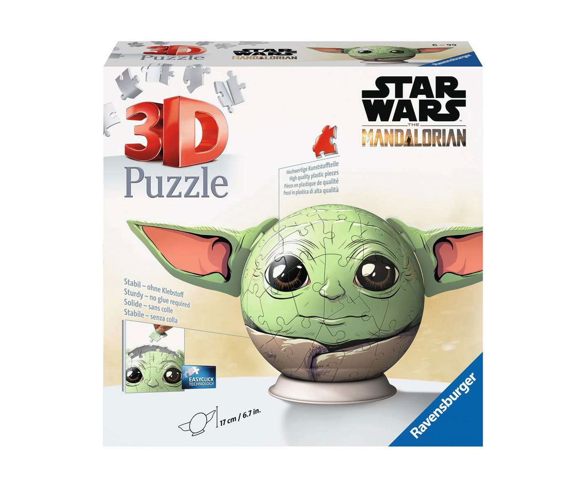 3D пъзел Ravensburger 72 части – Грогу от Мандалорецът