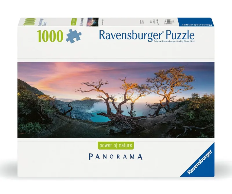 Панорамен пъзел Ravensburger 12000175 Езеро Иджен, 1000 части