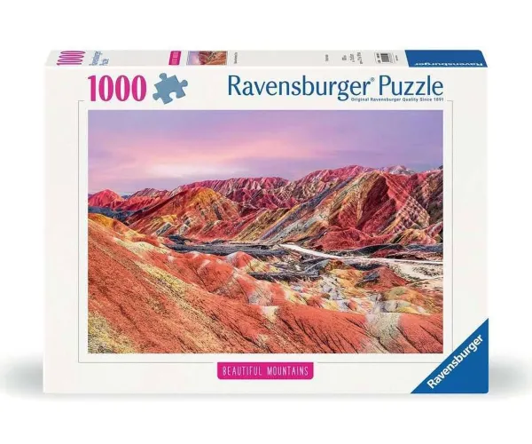 Пъзел Ravensburger 12000252 Планините Дъга, Китай, 1000 части