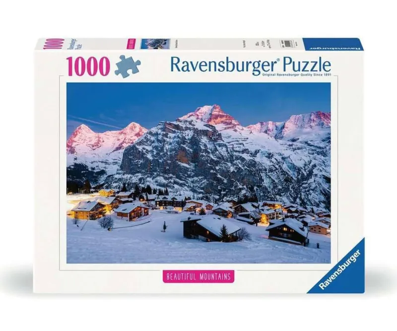 Пъзел Ravensburger 12000254 Берн Оберланд, Мурен, 1000 части