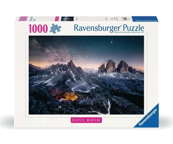 Пъзел Ravensburger 12000256 Три върха, Доломити, 1000 части