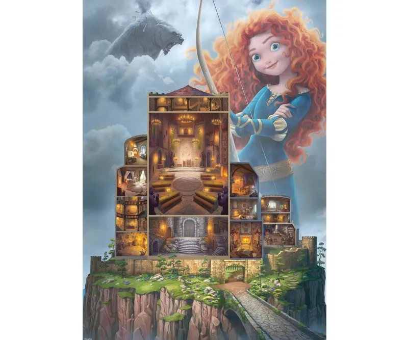 Пъзел Ravensburger 12000263 Замъците на Дисни Мерида, 1000 части