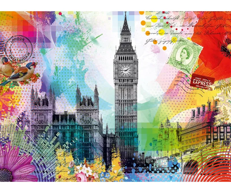 Пъзел Ravensburger 12000309 Картичка от Лондон, 500 части