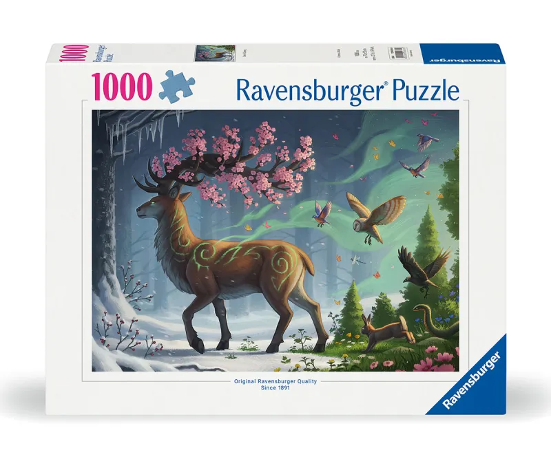 Пъзел Ravensburger 12000616 Еленът на пролетта, 1000 части