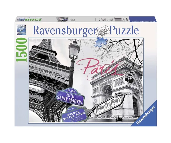 Пъзел Ravensburger 1 500 части Париж