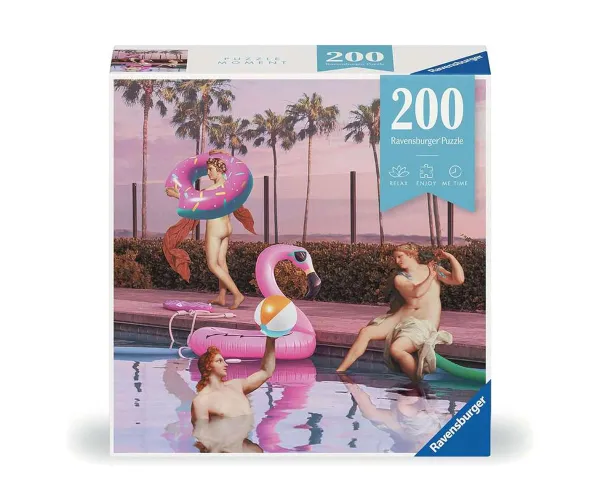 Пъзел Ravensburger 12000768 Парти в басейн, 200 части