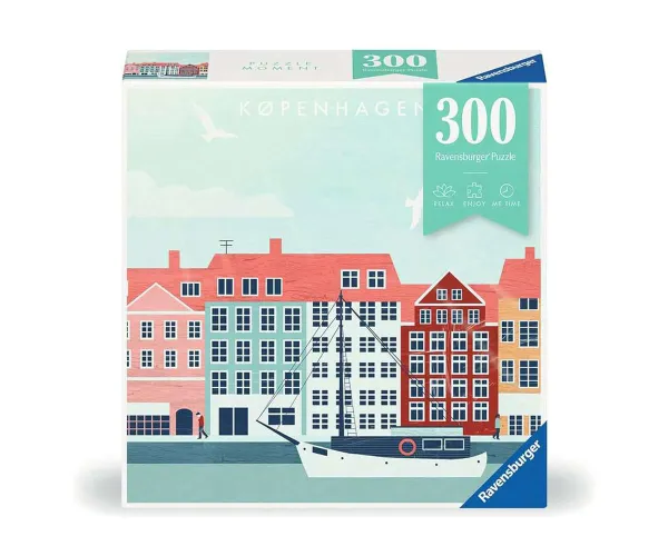Пъзел Ravensburger 12000769 Копенхаген, 300 части
