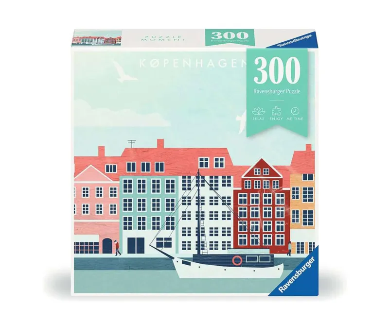 Пъзел Ravensburger 12000769 Копенхаген, 300 части