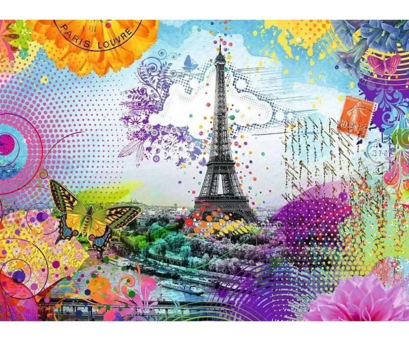 Пъзел Ravensburger 12000772 Пощенска картичка от Париж, 500 части