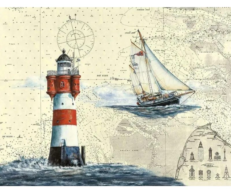 Пъзел Ravensburger 2 000 части Романтичен фар