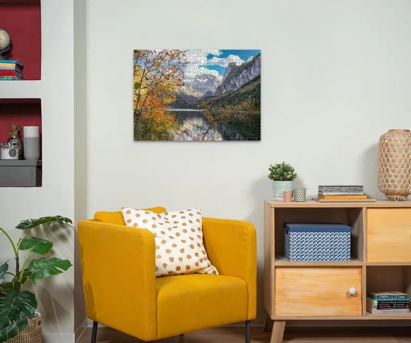 Пъзел Ravensburger 12000834 Езеро Gosausee, 1000 части