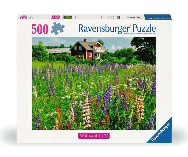 Пъзел Ravensburger 12000844 Ферма в Швеция, 500 части