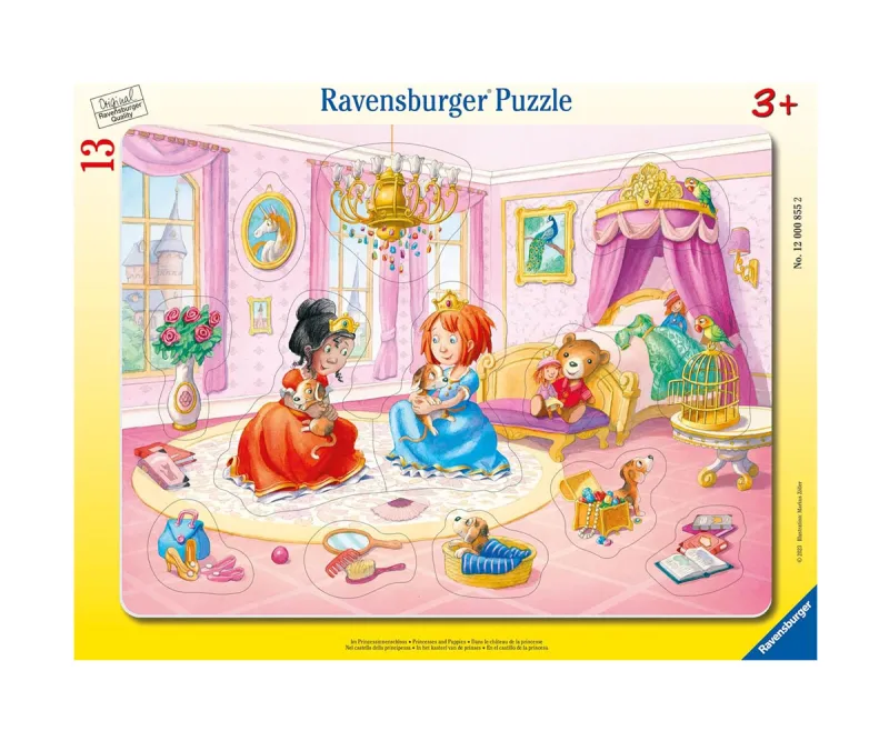 Пъзел Ravensburger 12000855 В замъка на принцесата, 13 части