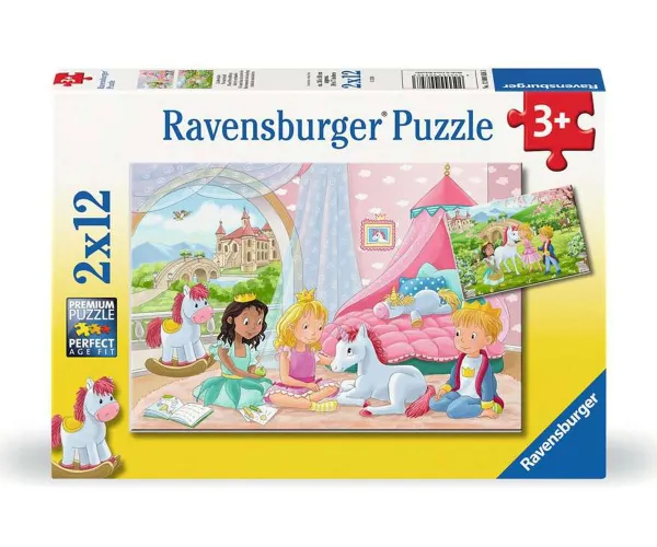 Пъзел Ravensburger 12000858 Кралско приятелство, 2x12 части