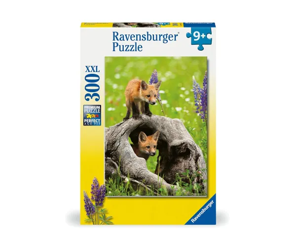 Пъзел Ravensburger 12000871 Любопитни лисички, 300 части XXL