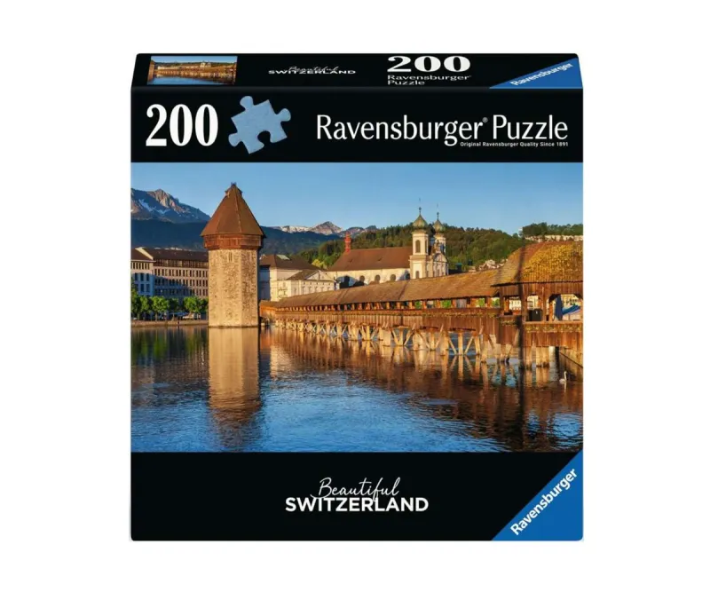 Пъзел Ravensburger 12000882 Мостът Капелбрюке, 200 части