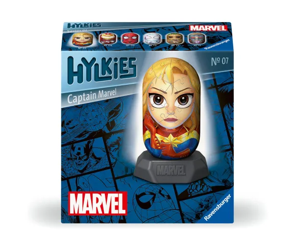 3D пъзел Ravensburger Hylkies 07 Капитан Марвел, 54 части