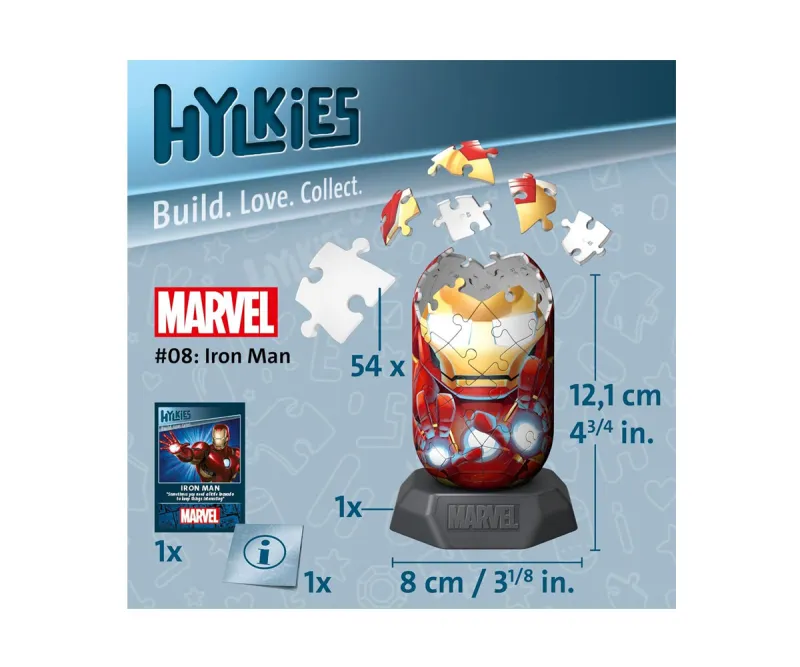 3D пъзел Ravensburger Hylkies 08 Железният човек, 54 части