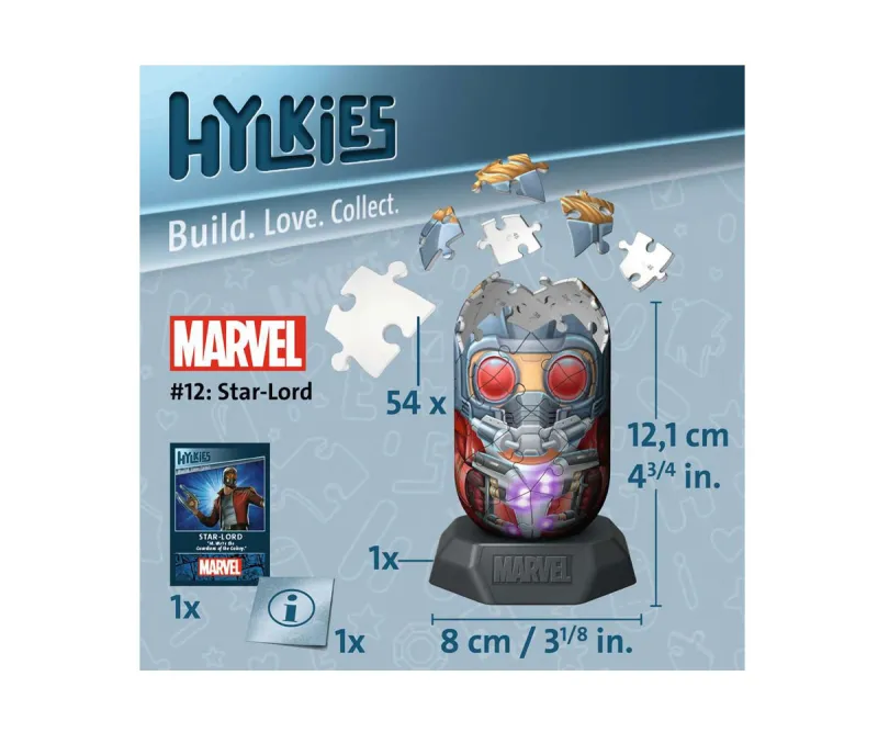 3D пъзел Ravensburger Hylkies 12 Star-Lord, 54 части
