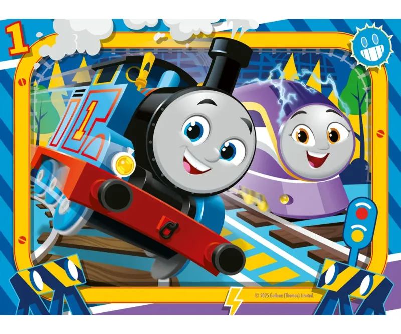 Пъзел Ravensburger Влакчето Томас 4 в 1, 12/16/20/24 части
