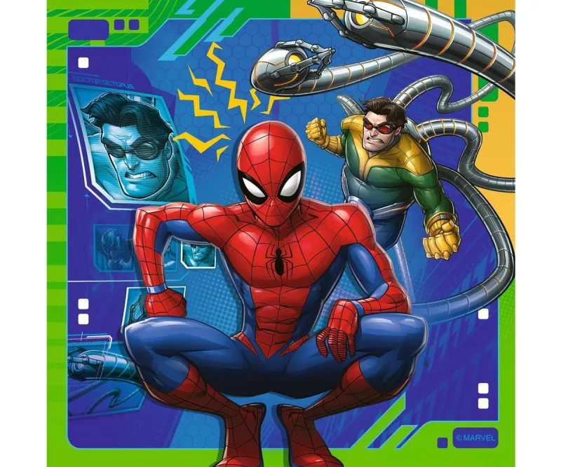 Пъзел Ravensburger Марвел Спайдърмен, 3 x 49 части