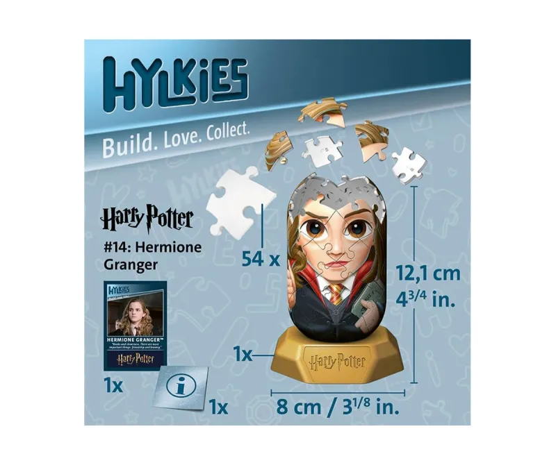 3D пъзел Ravensburger Hylkies 14 Хърмаяни Грейнджър, 54 части