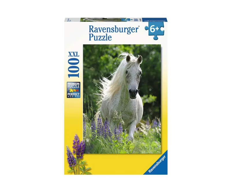 Пъзел Ravensburger 12927 Бял кон, 100 части XXL