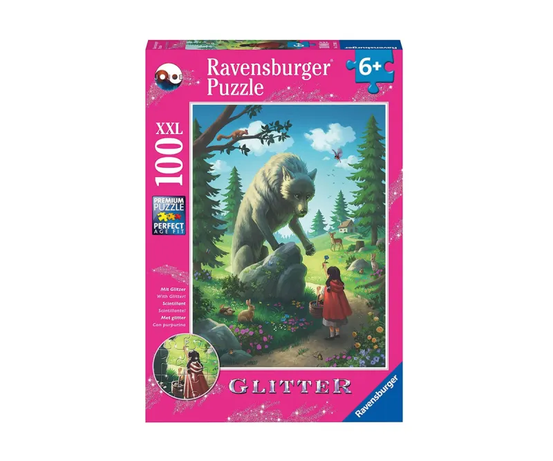 Пъзел Ravensburger 12988 Червената шапчица и вълкът, 100 части XXL