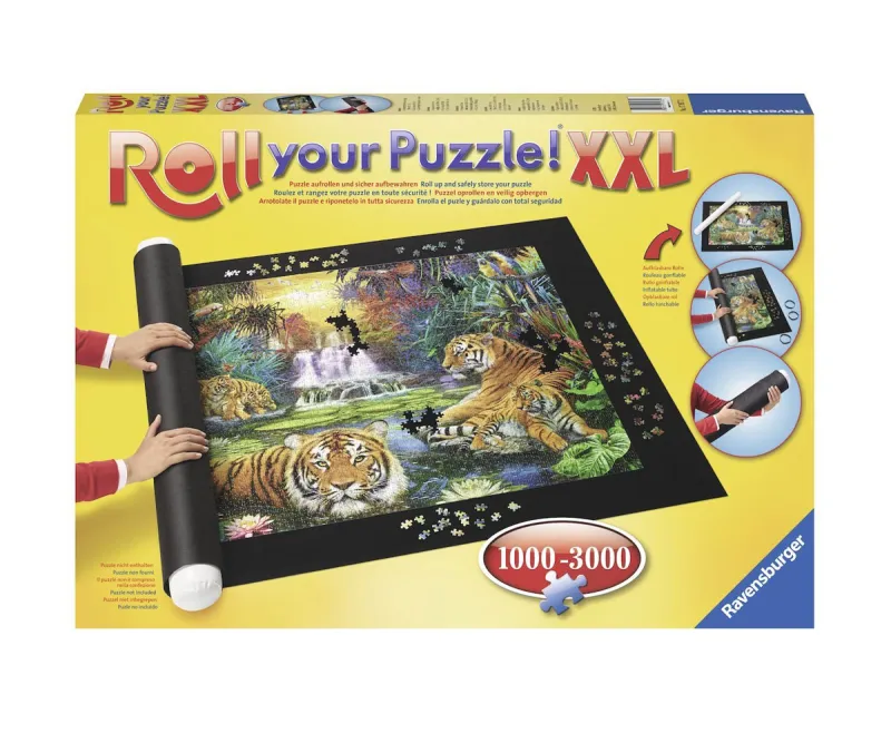 Органайзер за пъзели Ravensburger 3 в 1, зелен